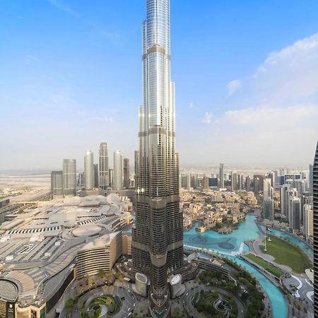First Class 3Br With Full Burj Khalifa And Fountain View Dubái Exterior foto