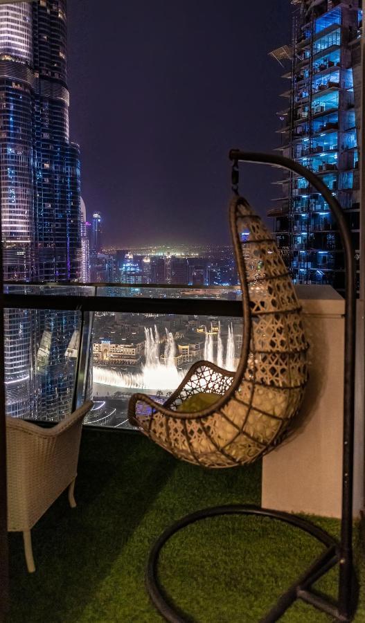 First Class 3Br With Full Burj Khalifa And Fountain View Dubái Exterior foto