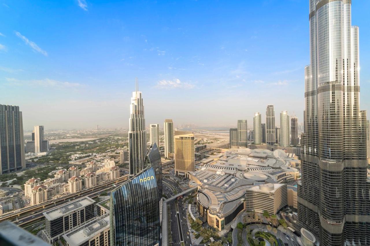 First Class 3Br With Full Burj Khalifa And Fountain View Dubái Exterior foto