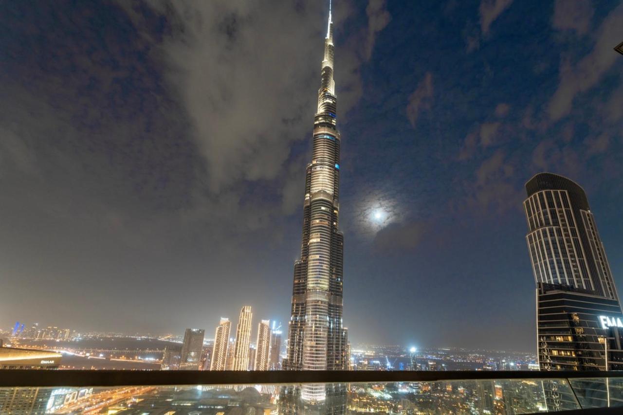 First Class 3Br With Full Burj Khalifa And Fountain View Dubái Exterior foto